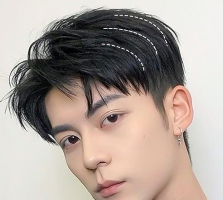 Online Celebrity Handsome Guy Wig Small Meat Hairstyle Hair Volume Men's  Real Hair Pad Hair Piece Men's Wig Head Hair Patch | Lazada Singapore