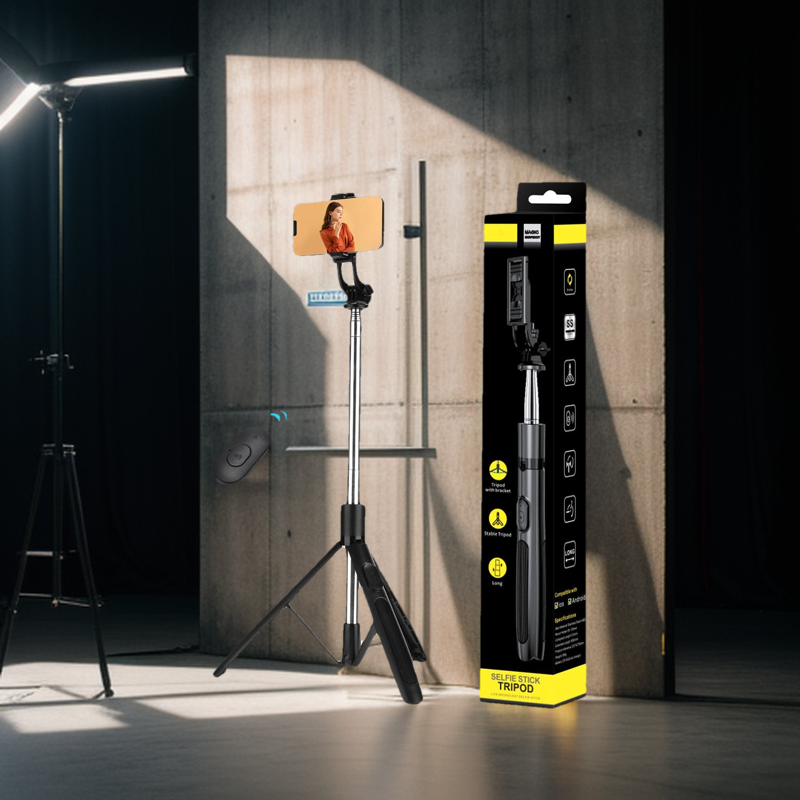 1580mm Telescopic Monopod Selfie Stick Tripod Stand. 