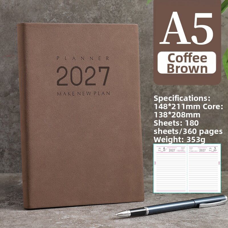 Custom Planning Schedule Management Efficiency Diary a5