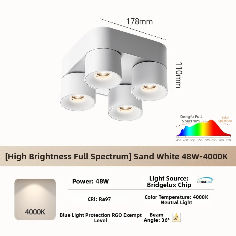 DENGFU | Adjustable Non-Dazzling No Drilling Recessed Light