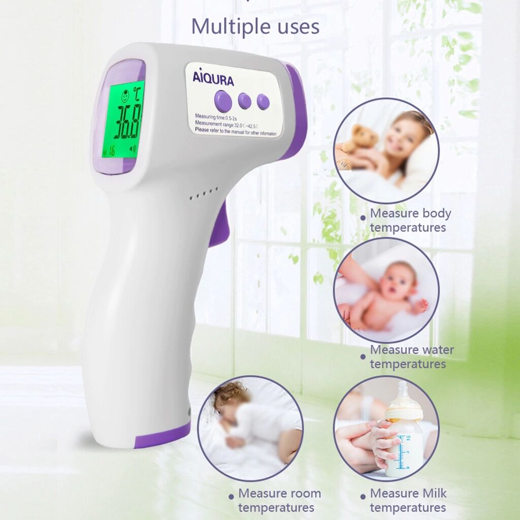 Digital Infrared Forehead Thermometer for Baby and Adult Fever