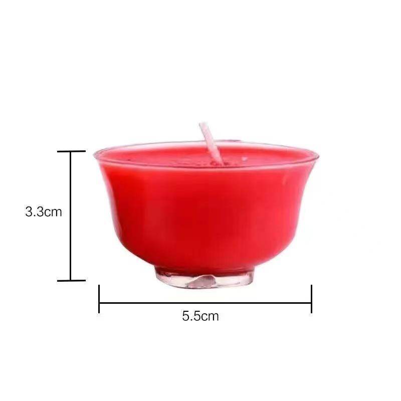 BOYAO | Smokeless Buddha Worshiping Ghee Candle 100 Pieces