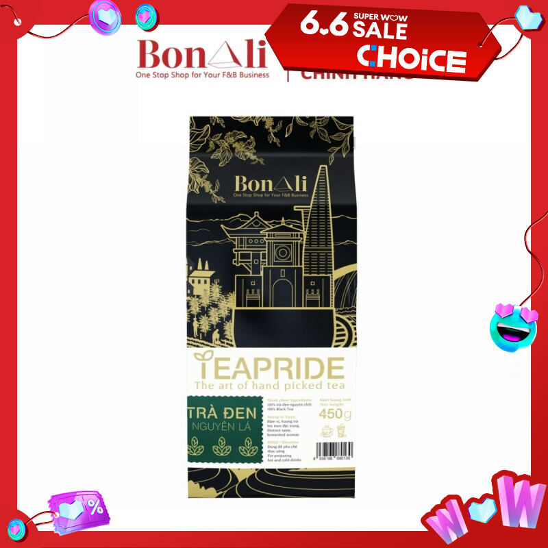 1 túi trà đen nguyên lá teapride bonali apis 450g