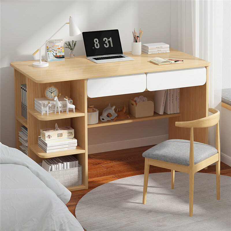 white gloss desk table