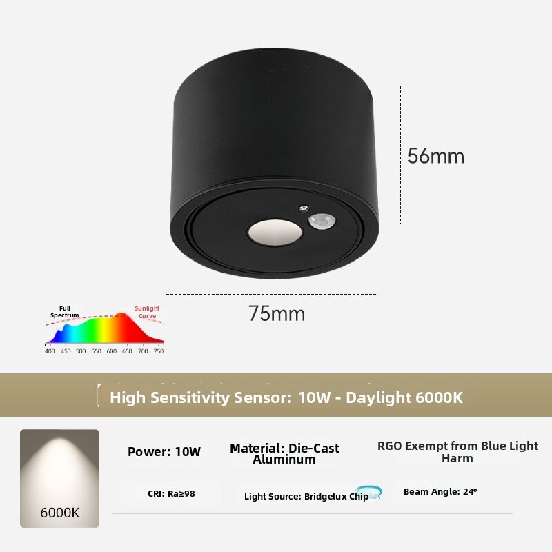 DENGFU | Automatic Sensor Anti-dazzle Entry Door Welcoming LED Recessed Light