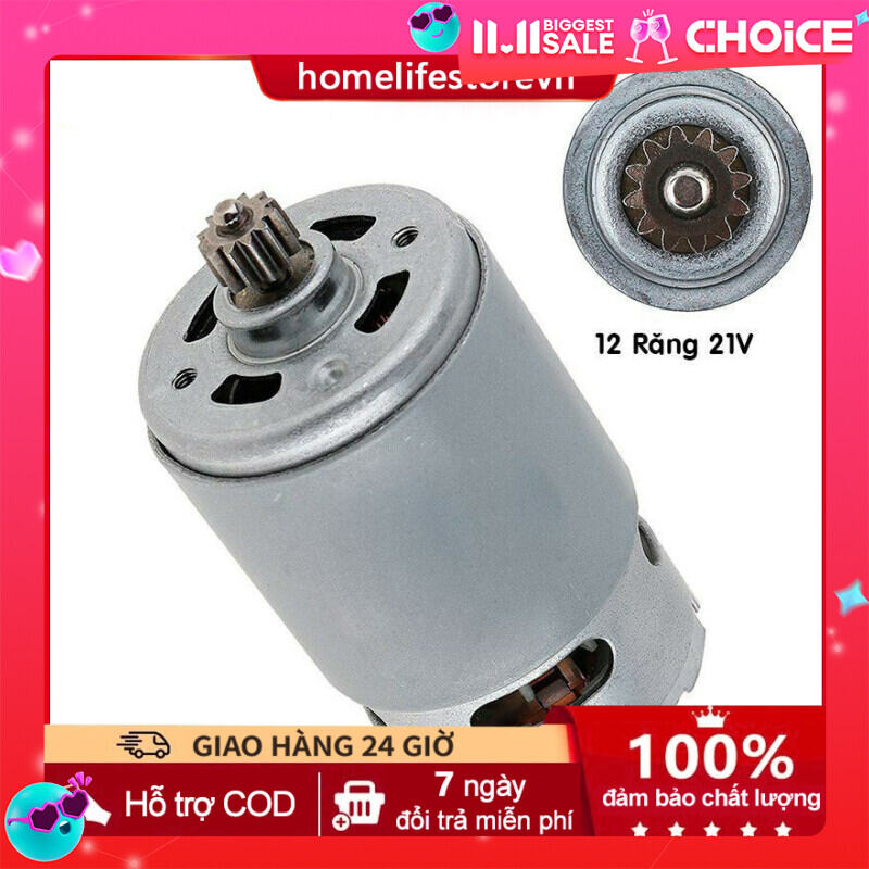 Motor 550 RS550 12 Răng của máy khoan pin (có sẵn 12V - 21V) home