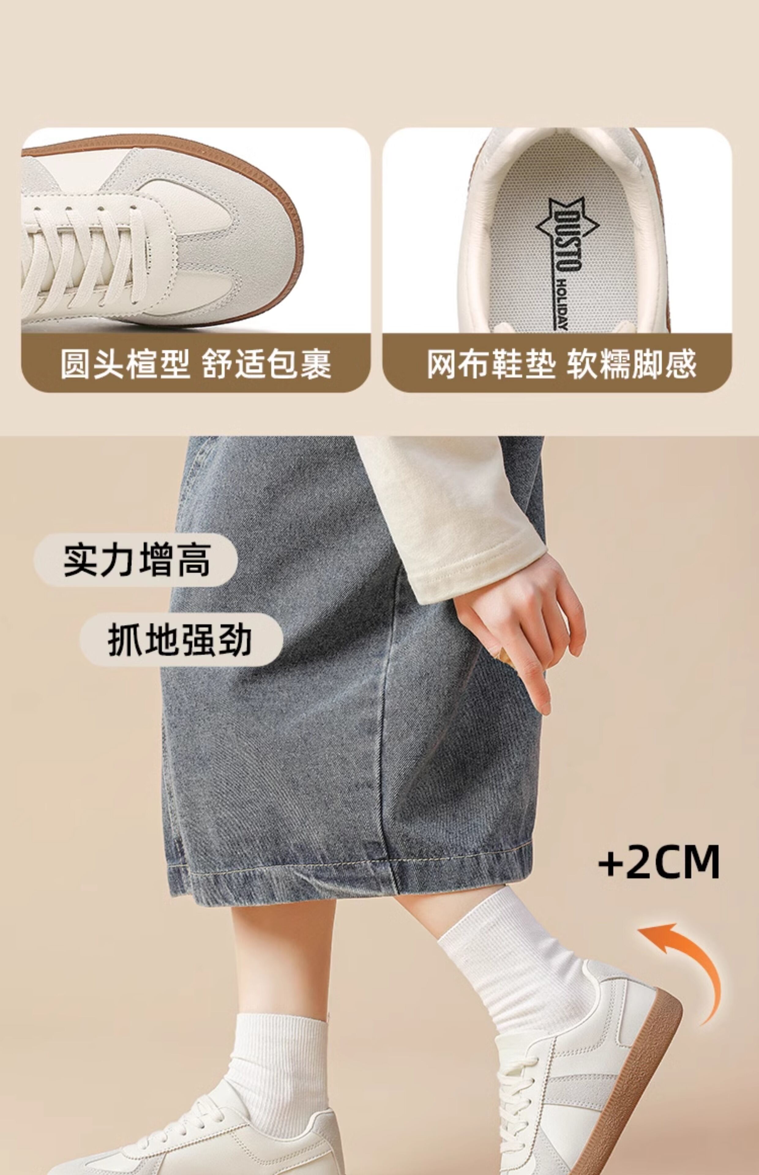 Giày đế phẳng Dusto cho nữ Giày thể thao phong cách mới mùa hè Khóa chéo thời trang Mũi tròn Gót thấp Đế ngoài bằng cao su