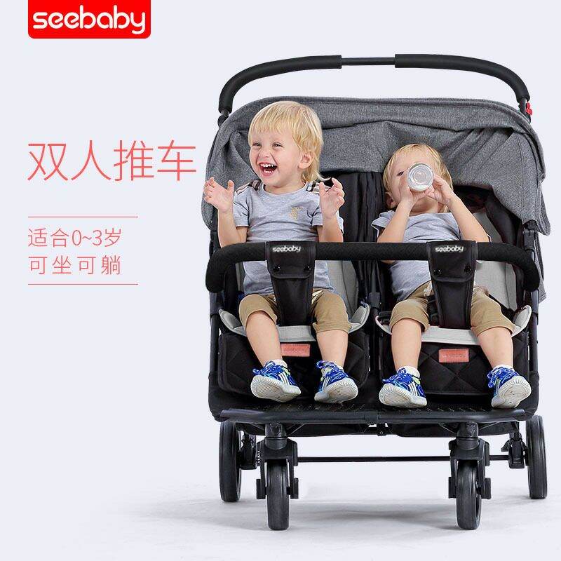 seebaby twin stroller