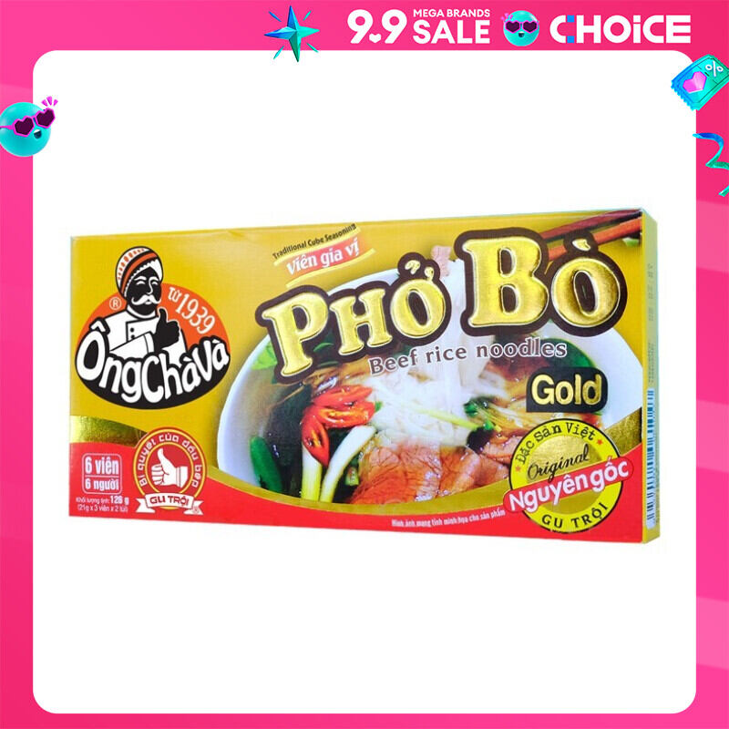 Viên Gia Vị Phở Bò Ông Chà Và Gold 126gr (Beef Pho Broth cubes)