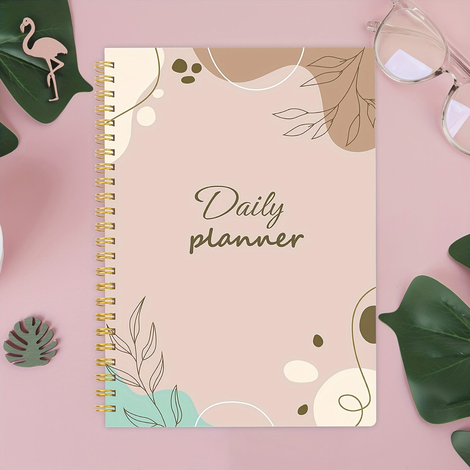 Daily Planner Notebook - Undated To Do List Task with PrioritiesMood TrackerNotesSuitable for Office Home and School