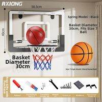 REXUELONG | Indoor Family-Use Quiet Basketball Hoop