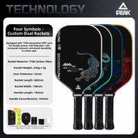 PEAK | 5th Generation Professional Carbon Fiber T700 Thermal Press Pickleball Paddle