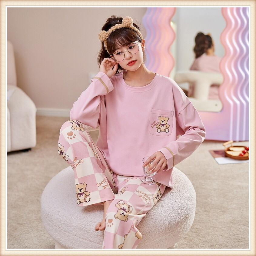 women's petite pajamas long sleeve