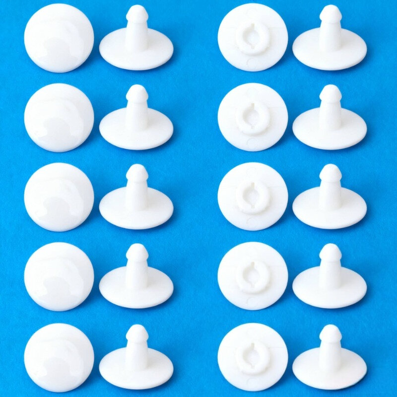 6/10 Sets Replacement Rivets Button Strap Compatible for Clog Beach Shoe Strap 16mm Size Rivets Repair