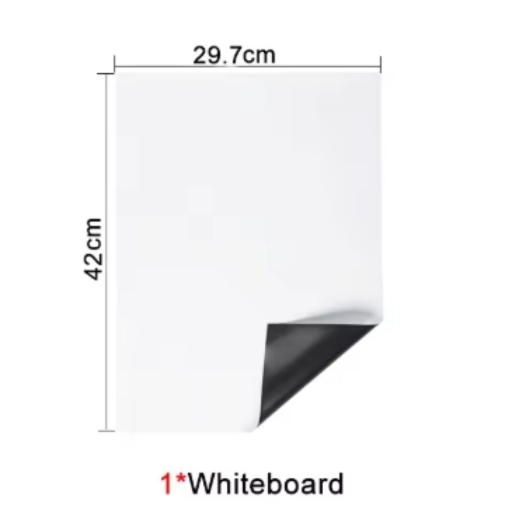 A3 Size Magnetic Whiteboard Dry Erase White Boards Soft Home Office Kitchen Flexible Pad Fridge Stickers Memo Message Board