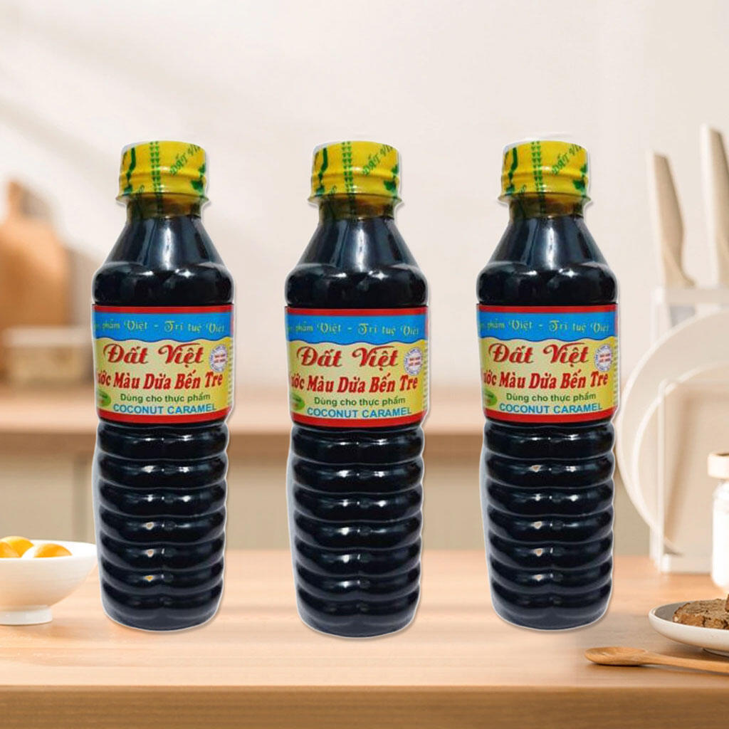 Nước Màu Dừa Nguyên Chất Bến Tre sánh mịn, không pha 330ml