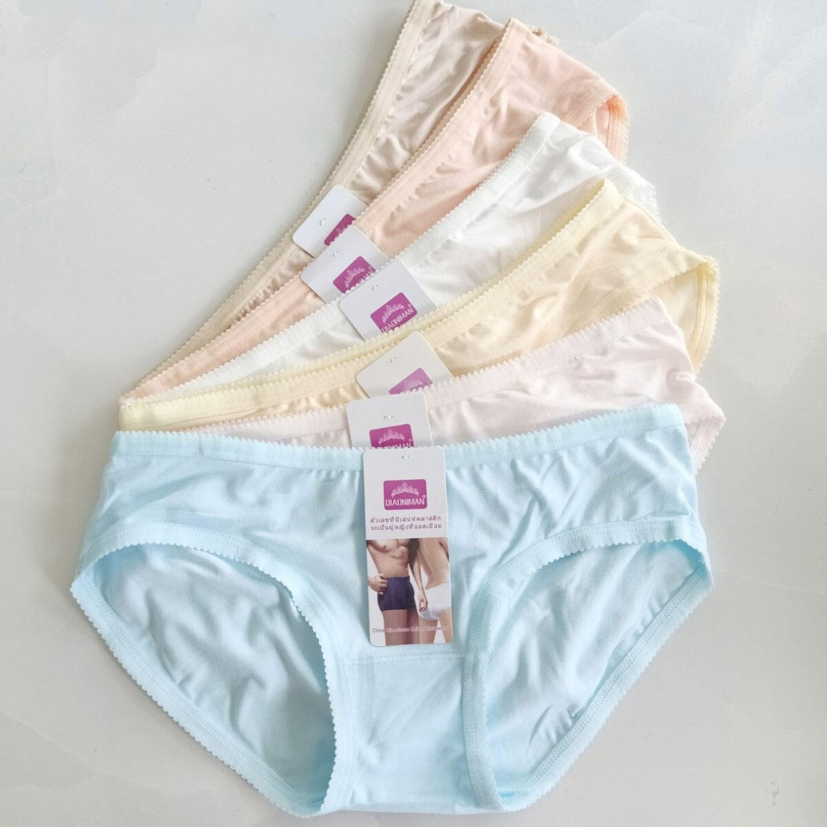 Bộ 5 quần lót nữ cotton siêu mịn - quần sịp nữ đẹp - quần lót học sinh - HIN Fashion N07