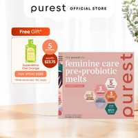 Purest Co Feminine Care Pre+Probiotic Melts (Feminine Health & Balance)