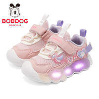 Bobdog | Light-Up Learning Shoes For Toddler Girls Autumn New