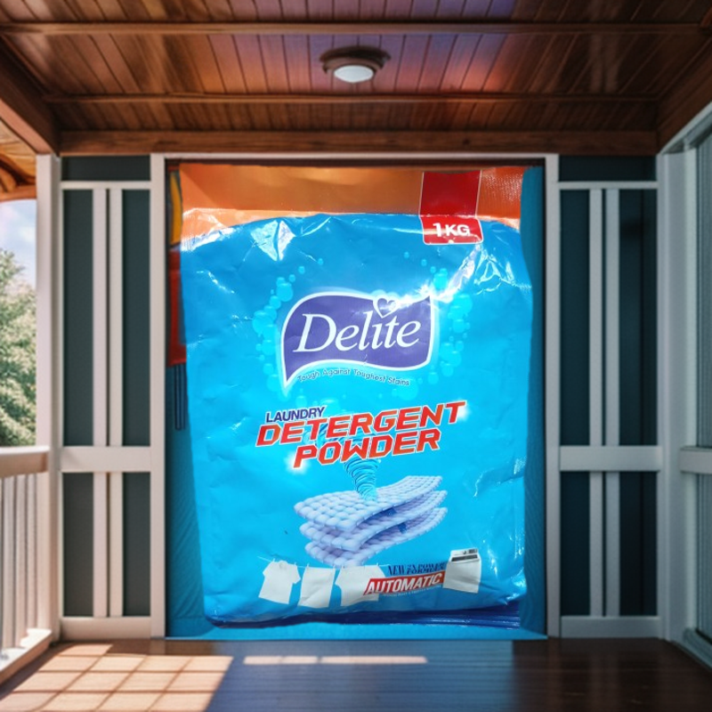 Delite Detergent Powder. 