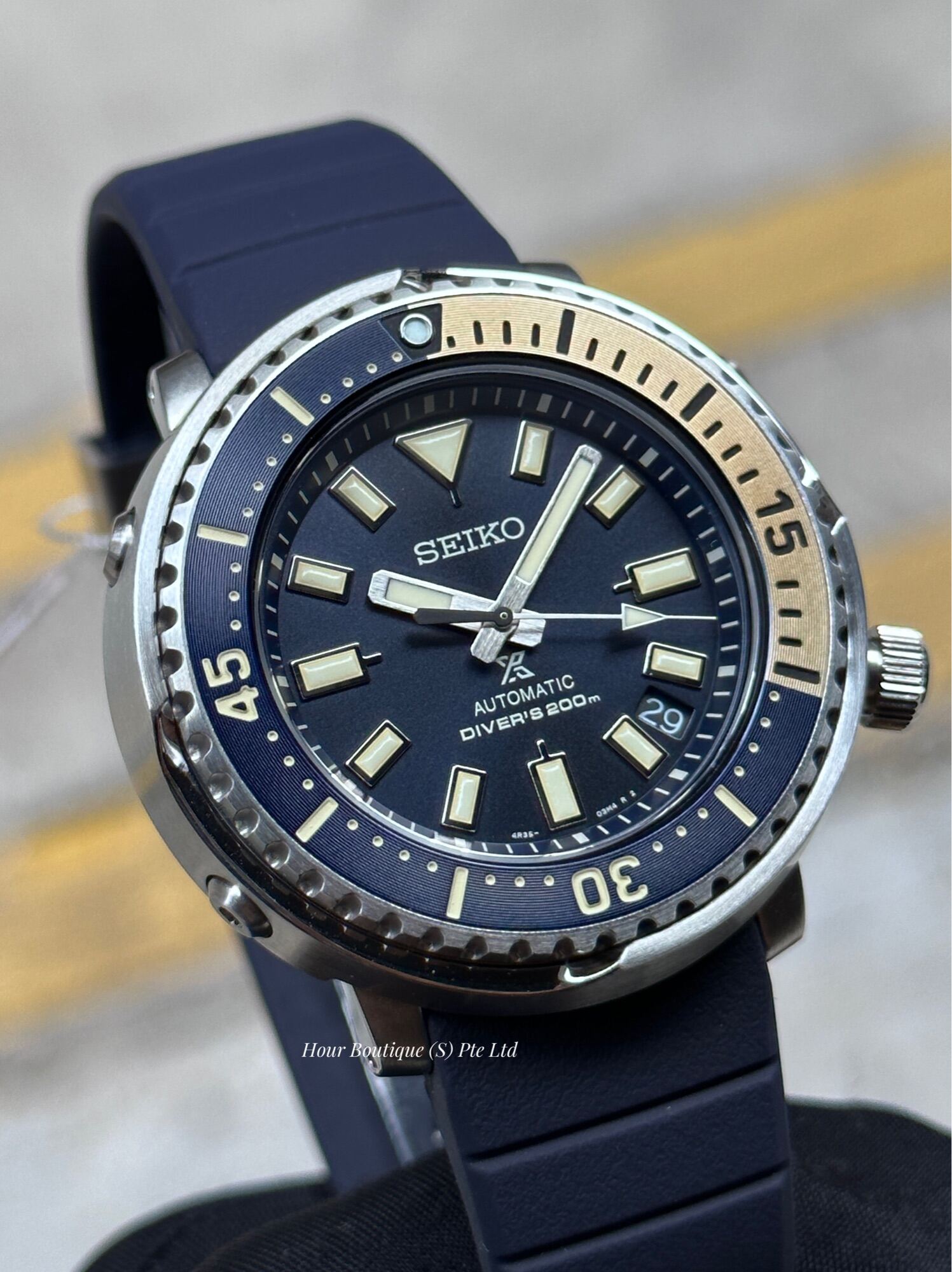 Brand New Seiko Prospex Mini Tuna Blue Mens Automatic Divers Watch SRPF81K1  SRPF81 | Lazada Singapore