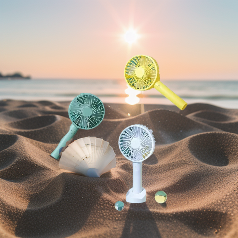 Portable Handy Cooling Fan with Rechargeable Cell. 