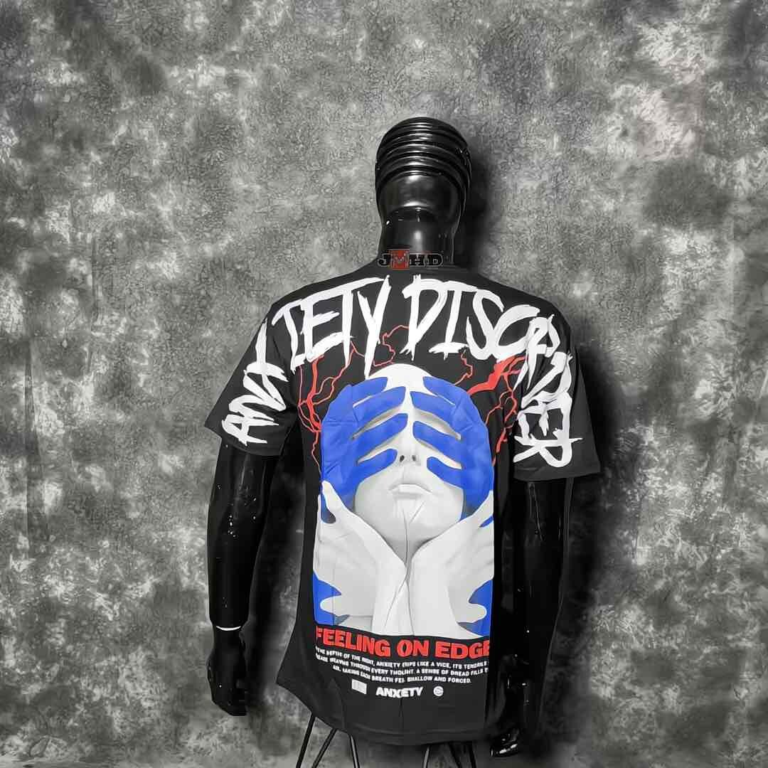 jmhd STORE KAOS T-SHIRT / KAOS BERGAMBAR / KAOS TULISAN ANXTETY DISORDER / KAOS OUTFIT TREND / MOTIF SUKAJAN / KAOS TERBARU / KAOS TRENDY / KAOS DISTRO PRIA KEREN 2025 / KOAS DISTRO BANDUNG / KAOS POLOS / KAOS KATA KATA / BAJU KEKINIAN /