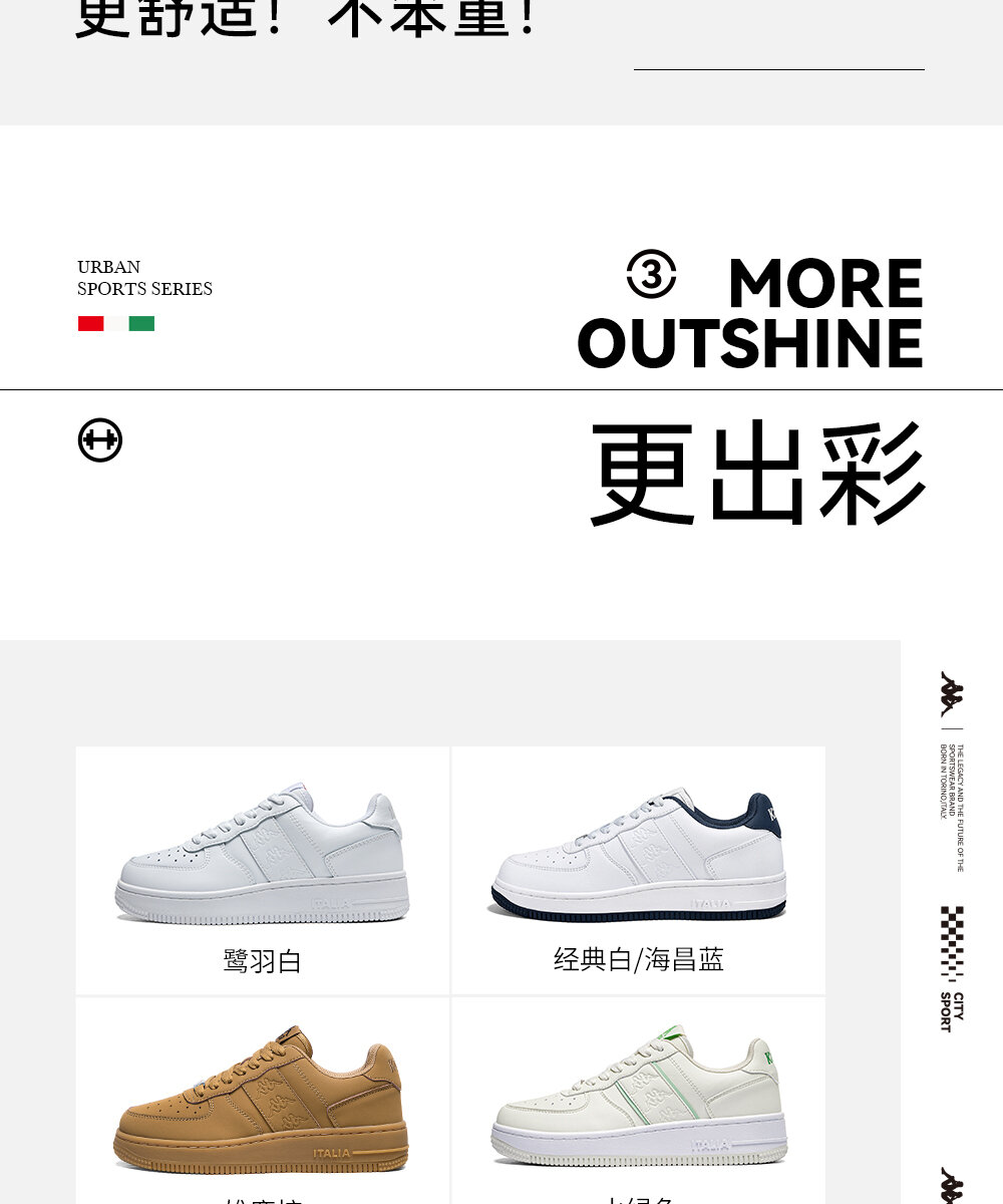 Scarpe casual da donna Kappa 2025 Estate New Style Retro Sneakers sportive con fondo spesso alzato versatili e piatte con punta tonda
