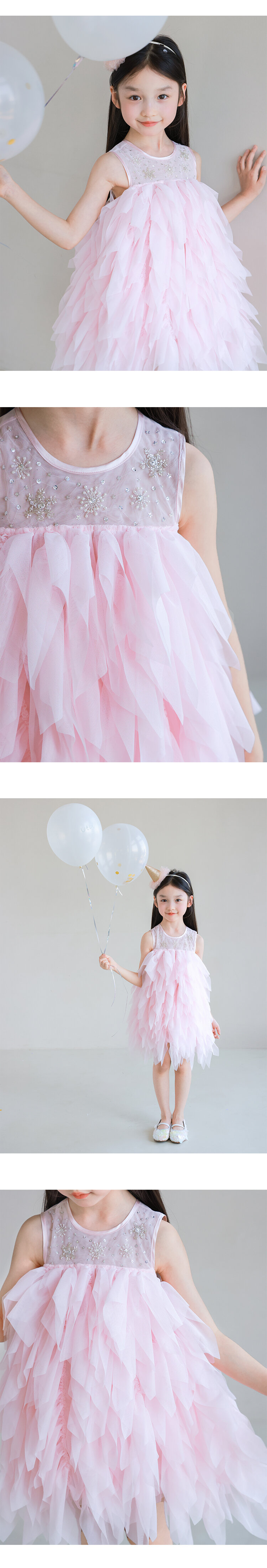Vestido Ututo estilo princesa para niña, bordado con cuentas, falda de tul, sin mangas, verano, recién llegada, ropa infantil, vestidos para niños