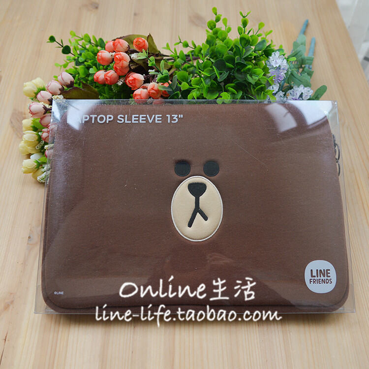 Line friends cheap laptop sleeve