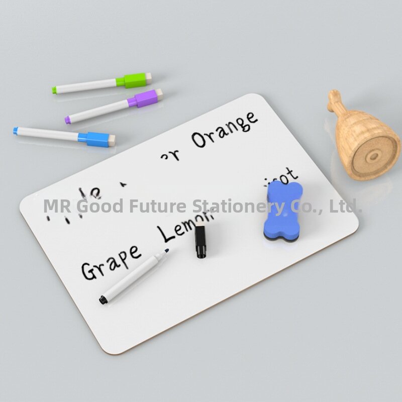 Double-Sided Portable Mini Whiteboard Non-Magnetic Erasable Writing Board Childrens Home Use Desktop Note Taking Blackboard