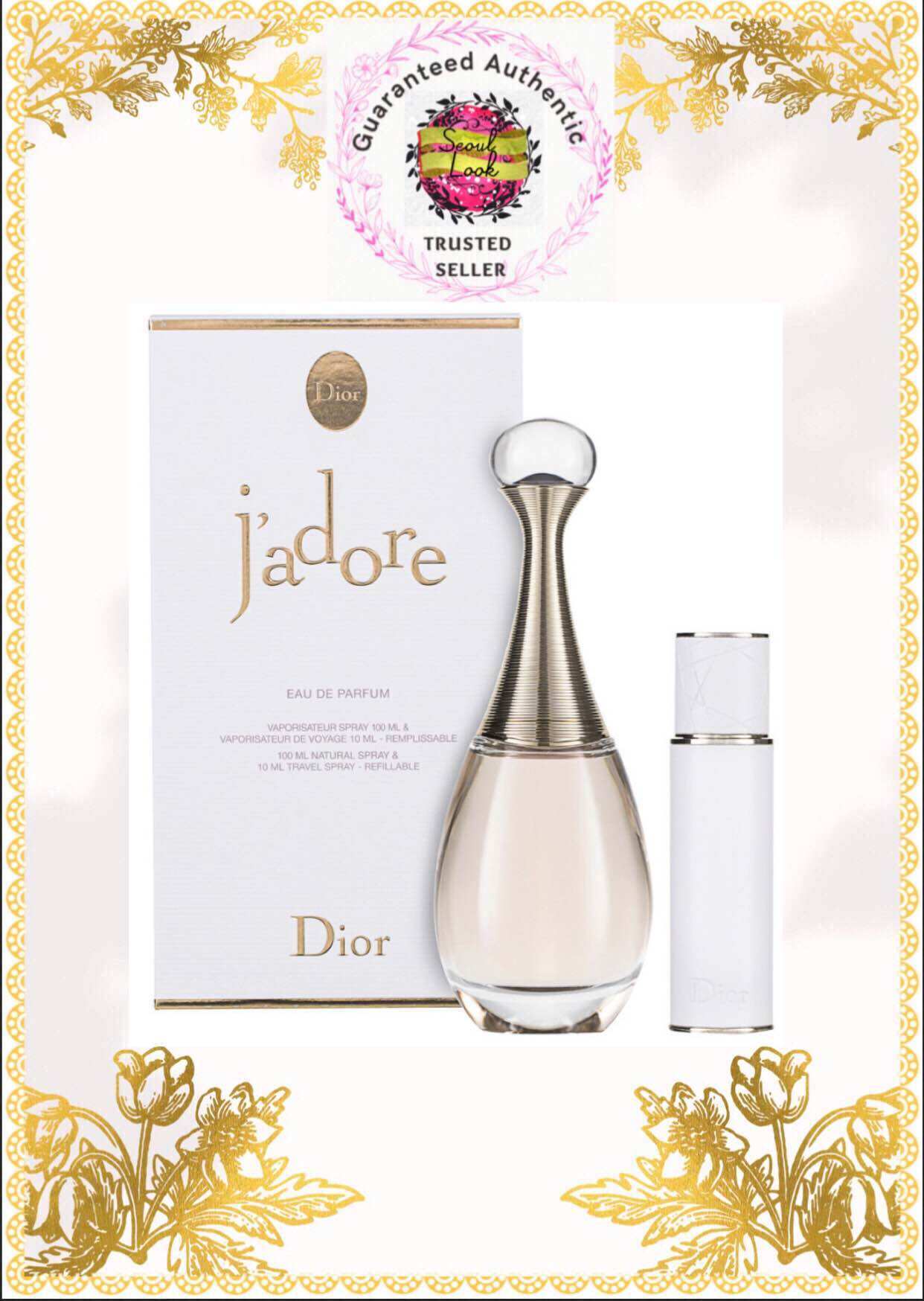 Christian Dior Jadore J'adore EDP 100ml + 10ml Spray Refillable