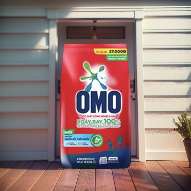 [Miễn Ship] Bột giặt Omo 1.15kg Đỏ công nghệ mới 0% chất tẩy đã về shop Tường Vy