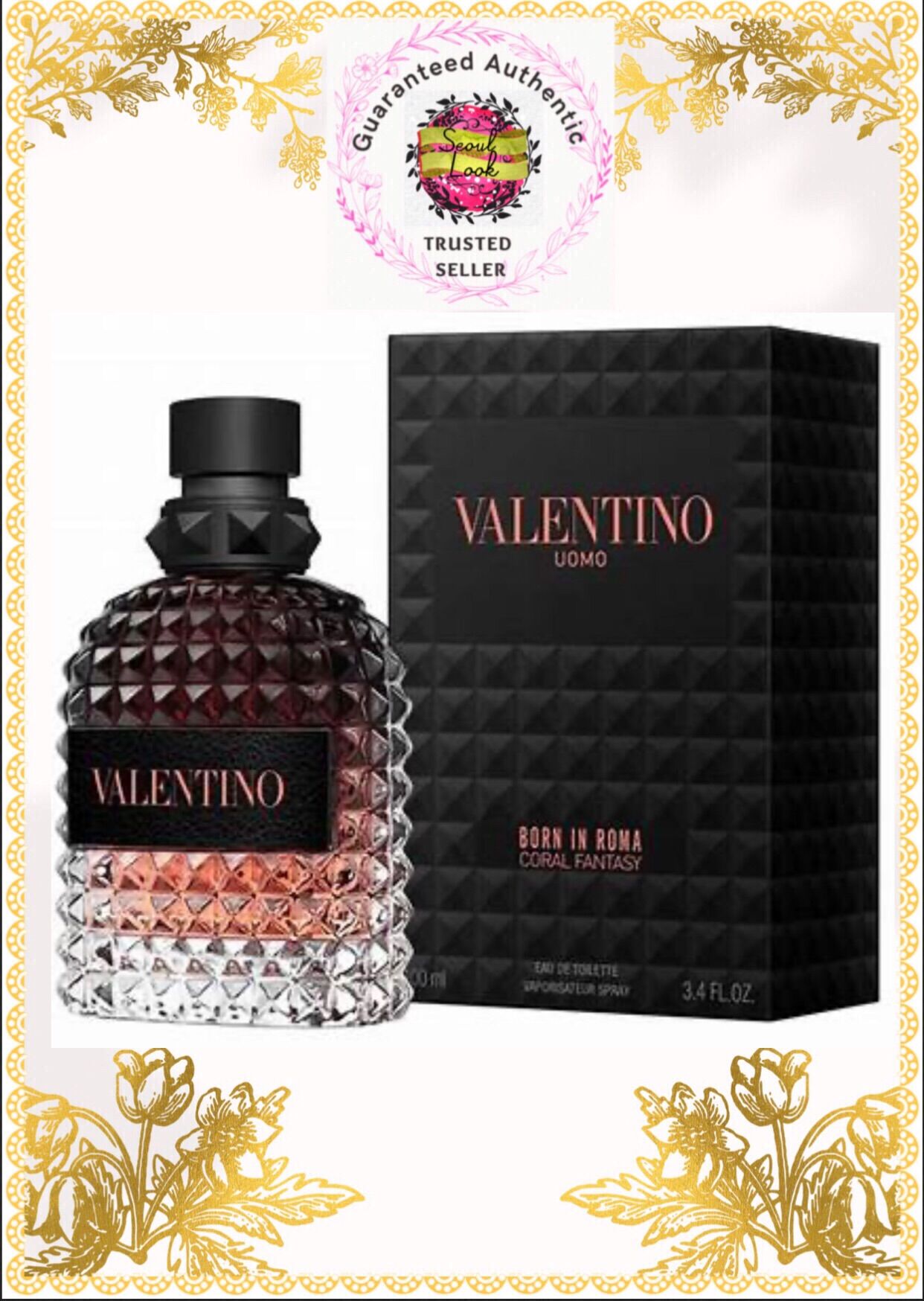 Valentino Uomo Born In Roma Intense Edp 100Ml Tester With Cap