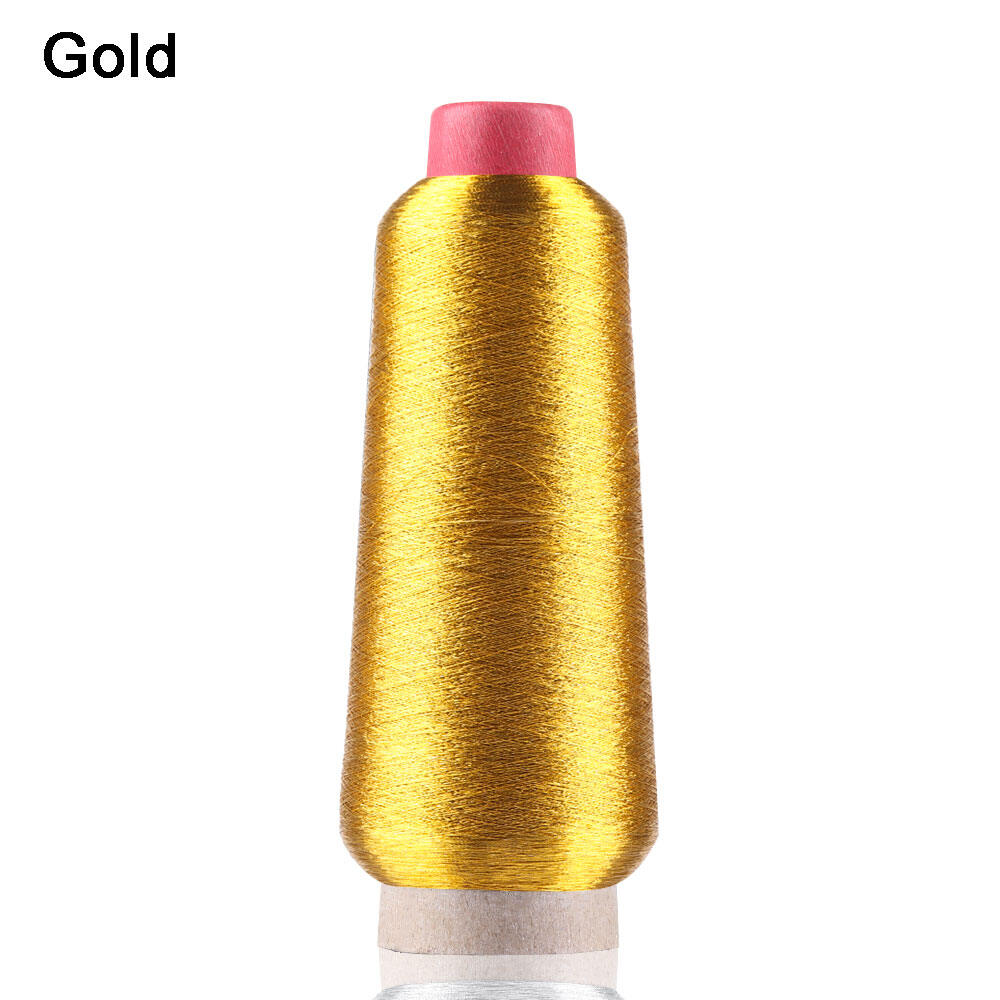 Crafts Handmade Metallic Yarn DIY Gold/Silver Wire Embroidery Thread Cross Stitch Sewing Machine