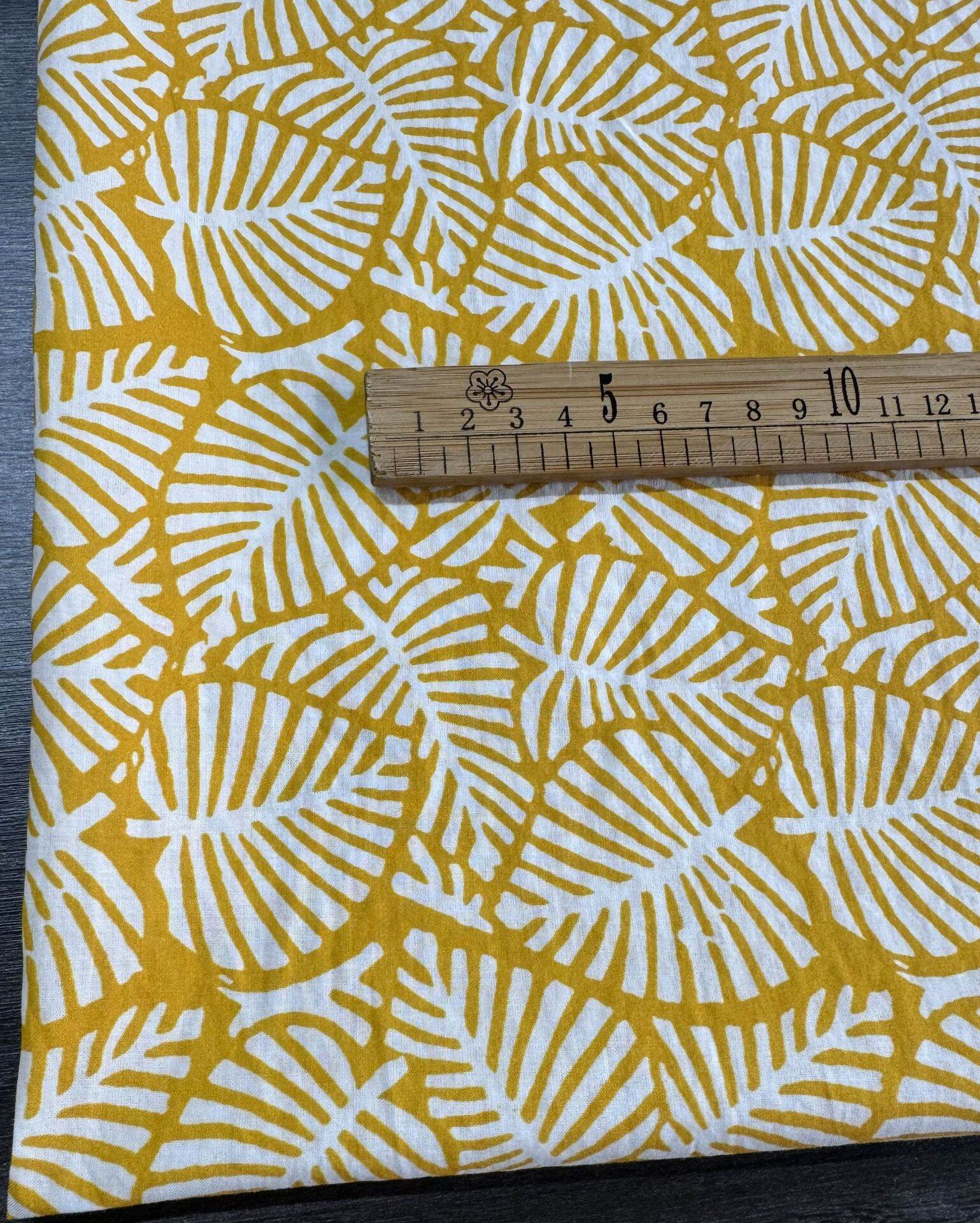 Handmade Long Staple Cotton Transfer Printing Fabric Domestic Indian Substitute Plain Weave Summer Fashion Decorative Fabric