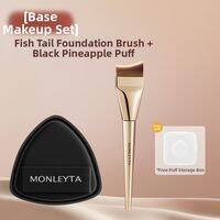 MONLEYTA | Non-Fluffing Flat Angle Foundation Brush