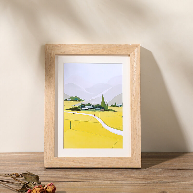 MOLORE | Real Wood Photo Frame Display For Art Sketches And Posters A3 and A4 Sizes