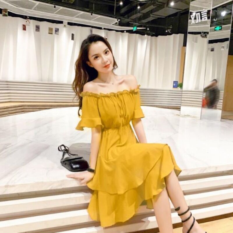 Stylish Yellow Dresses for Women | Lazada Singapore