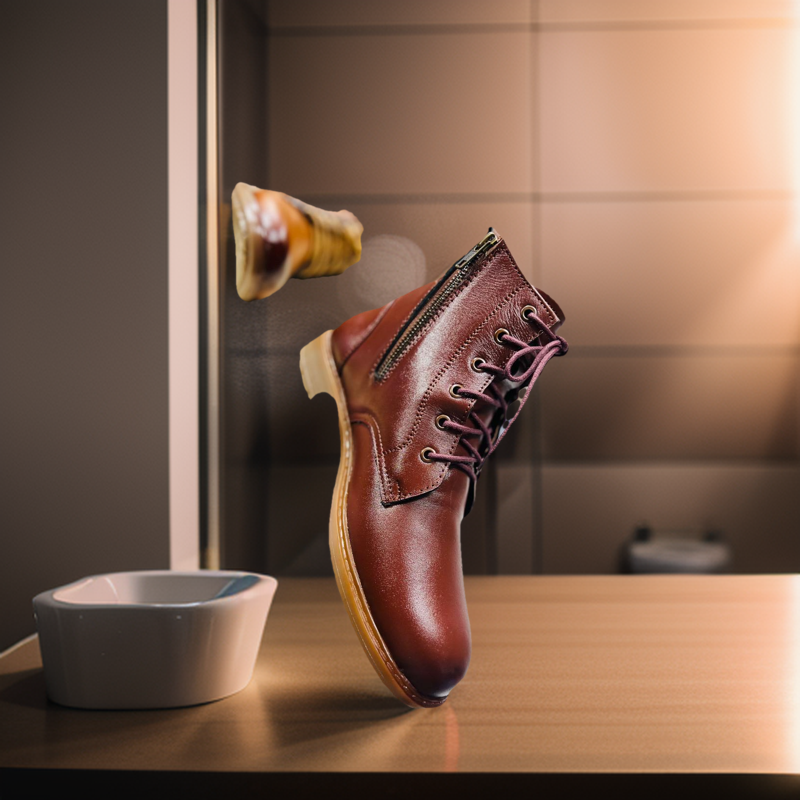Versatile -Choice and Remark -Leather Ankle boots | Biker Boot | Genuine Leather Black Boot premium quality- Avant-garde