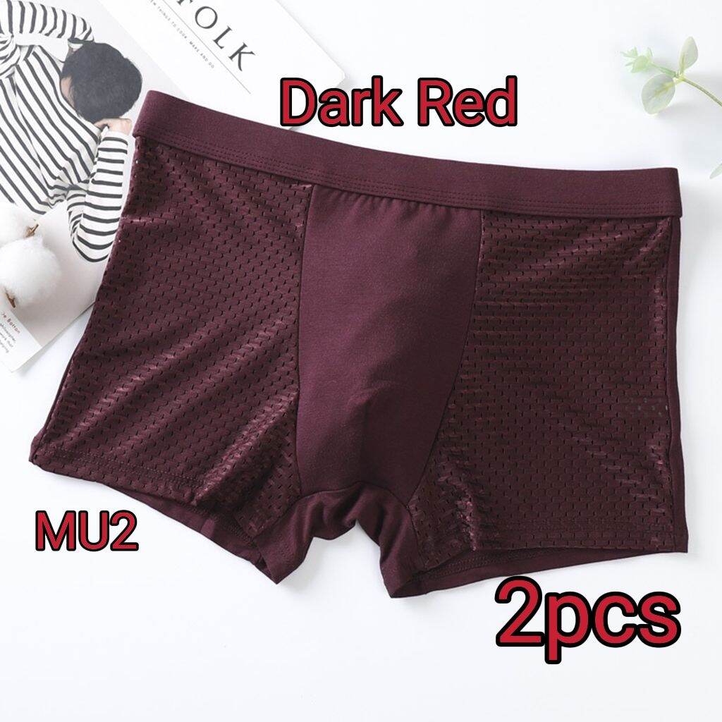 SG SELLER Ice Silk Men's Underwear Male Briefs Boxer Shorts Man