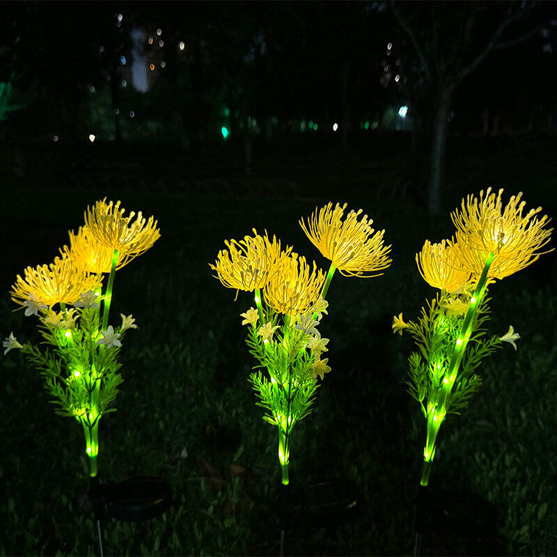 Outdoor Garden Decoration Solar Lights Shore Flowers Suitable for Outdoor Courtyard Lawn Decoration