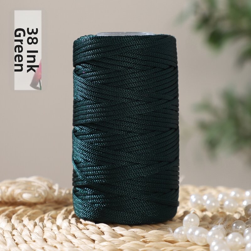 Mid Thick Cool Hemp Lustrous Hollow Yarn
