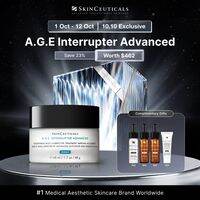 10.10 Exclusive | SkinCeuticals A.G.E. Interrupter Advanced Anti-Aging Cream for All Skin Types 48ml - Get Extra 4pcs Gifts Worth $107
