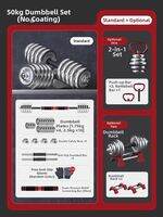 Runwe | Adjustable Weight Dumbbells and Barbell Set